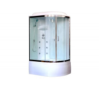 Душевая кабина Royal Bath RB 8120BK3-WT-CH 120х80 см, с прозрачными стеклами, левосторонняя
