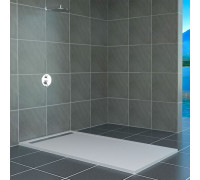 Душевой поддон RGW STM-W 80x130 см, прямоугольный, искусственный камень, белый