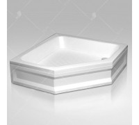 Душевой поддон RGW BT/CL-S-A 90x90 см, трапеция, акриловый, белый