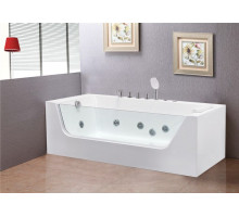 Ванна акриловая WeltWasser WW HB GOTLEUBA 170/80 WT L 170х80х58 с гидромассажем, левосторонняя, белая
